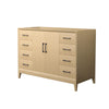 Custom image for White Oak with Matte Black Trim / No Mirror