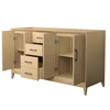 Custom image for White Oak with Matte Black Trim / No Mirror