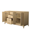 Custom image for White Oak with Brushed Nickel Trim / No Mirror