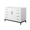 Custom image for White with Matte Black Trim / No Mirror