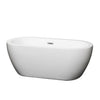 Custom image for White with Polished Chrome Trim / 59.75