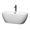 Custom image for White with Matte Black Trim / 59.75