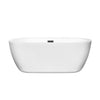 Custom image for White with Matte Black Trim / 59.75