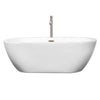 Custom image for White with Brushed Nickel Trim / 68