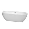 Custom image for White with Polished Chrome Trim / 71.5