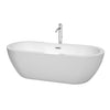 Custom image for White with Polished Chrome Trim / 71.5