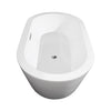 Custom image for White with Polished Chrome Trim / 59.75