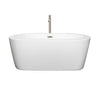 Custom image for White with Brushed Nickel Trim / 59.75