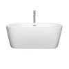 Custom image for White with Polished Chrome Trim / 59.75