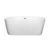 Custom image for White with Brushed Nickel Trim / 59.75