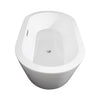 Custom image for White with Brushed Nickel Trim / 59.75