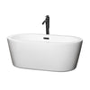 Custom image for White with Matte Black Trim / 59.75