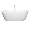 Custom image for White with Brushed Nickel Trim / 67