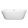 Custom image for White with Brushed Nickel Trim / 67