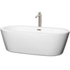 Custom image for White with Brushed Nickel Trim / 71