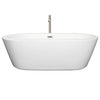 Custom image for White with Brushed Nickel Trim / 71