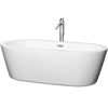 Custom image for White with Polished Chrome Trim / 71