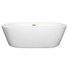Custom image for White with Brushed Nickel Trim / 71