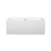 Custom image for White with Polished Chrome Trim / 59.5