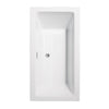 Custom image for White with Polished Chrome Trim / 59.5