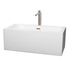 Custom image for White with Brushed Nickel Trim / 59.5