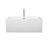 Custom image for White with Brushed Nickel Trim / 59.5