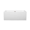 Custom image for White with Brushed Nickel Trim / 59.5
