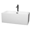 Custom image for White with Matte Black Trim / 59.5