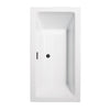 Custom image for White with Matte Black Trim / 59.5
