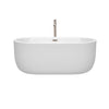Custom image for White with Brushed Nickel Trim / 60