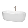 Custom image for White with Brushed Nickel Trim / 67
