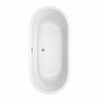 Custom image for White with Brushed Nickel Trim / 67