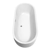 Custom image for White with Polished Chrome Trim and Brushed Gold Faucet / 71