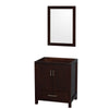 Custom image for Espresso with Brushed Chrome Trim / 24