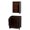 Custom image for Espresso with Brushed Chrome Trim / Medicine Cabinet