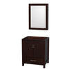 Custom image for Espresso with Brushed Chrome Trim / Medicine Cabinet