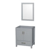 Custom image for Gray with Brushed Chrome Trim / 24