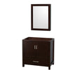 Custom image for Espresso with Brushed Chrome Trim / Medicine Cabinet