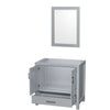 Custom image for Gray with Brushed Chrome Trim / 24