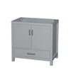 Custom image for Gray with Brushed Chrome Trim / No Mirror