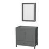 Custom image for Dark Gray with Brushed Chrome Trim / Medicine Cabinet