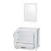 Custom image for White with Brushed Chrome Trim / 24