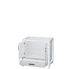 Custom image for White with Brushed Chrome Trim / No Mirror