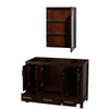 Custom image for Espresso with Brushed Chrome Trim / Medicine Cabinet