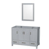 Custom image for Gray with Brushed Chrome Trim / 24