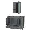 Custom image for Dark Gray with Brushed Chrome Trim / Medicine Cabinet