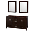 Custom image for Espresso with Brushed Chrome Trim / Medicine Cabinets