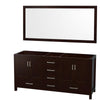 Custom image for Espresso with Brushed Chrome Trim / 70