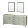 Custom image for Light Green with Brushed Nickel Trim / Medicine Cabinets