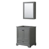 Custom image for Dark Gray with Matte Black Trim / Medicine Cabinet